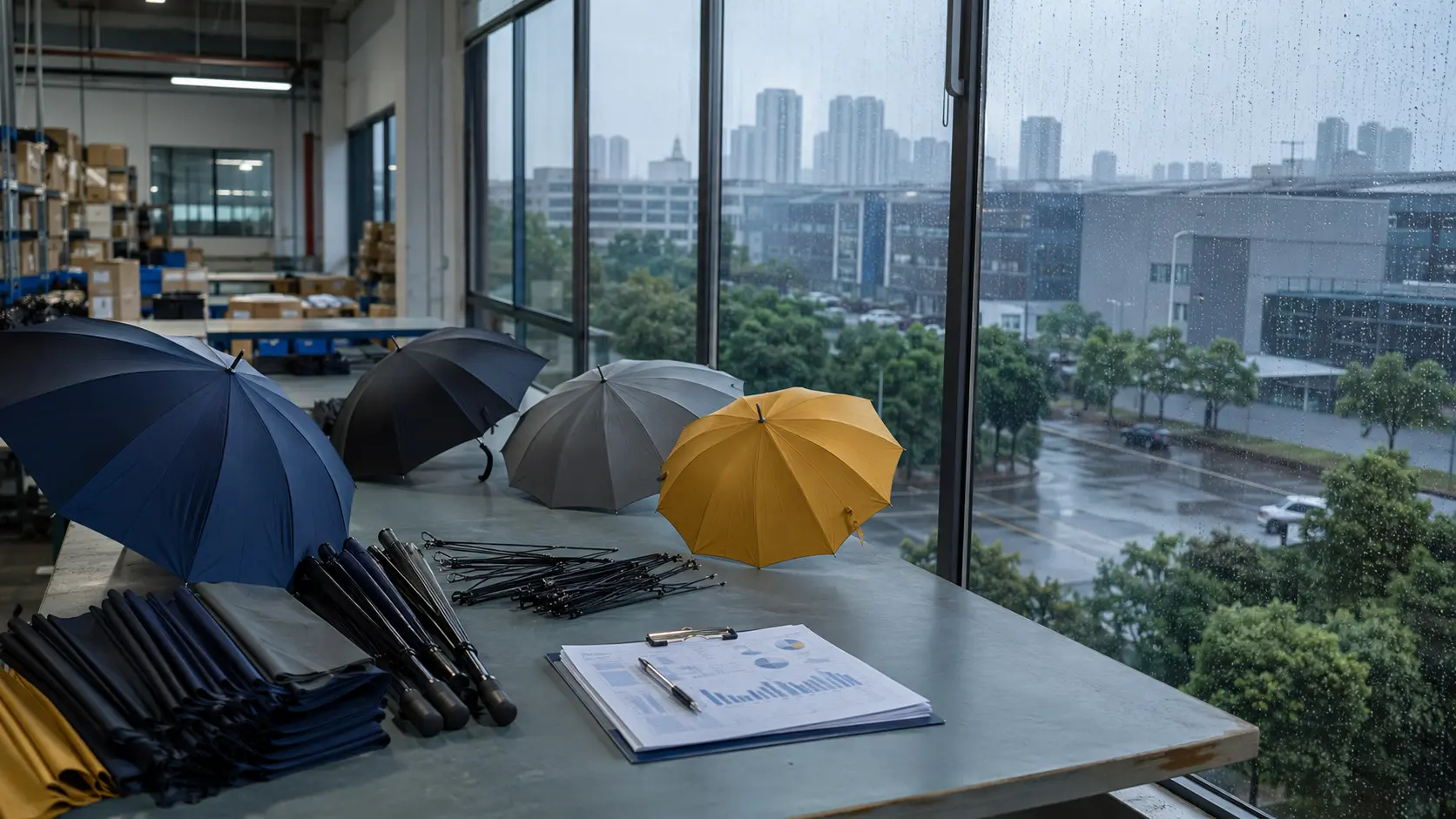 广州伞厂观察雨季雨伞市场订单与供应链变化